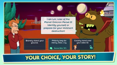 Screenshots of Futurama: Worlds of Tomorrow for iPhone