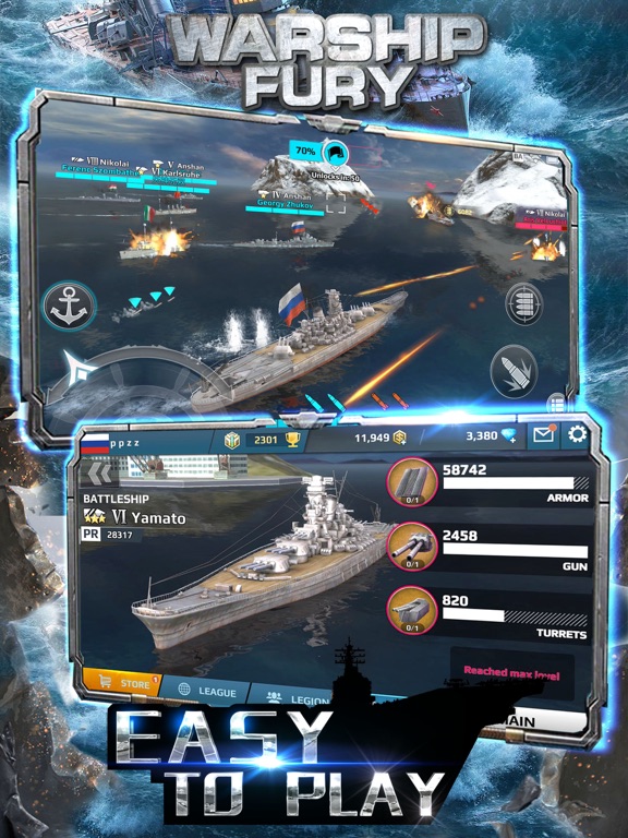 Скачать игру Warship Fury - World of Warships