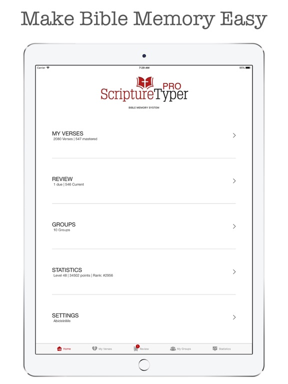 Bible Memory: Scripture Typer On The App Store