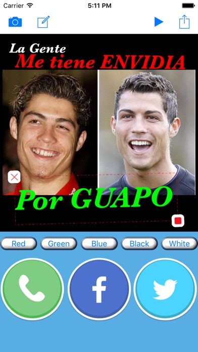 Captura de pantalla del iPhone 1