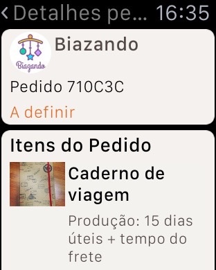 Captura de tela do iPhone 4