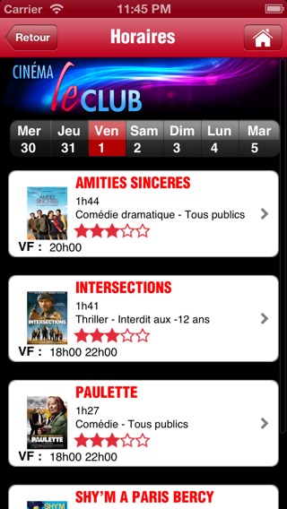 Capture d’écran iPhone 3