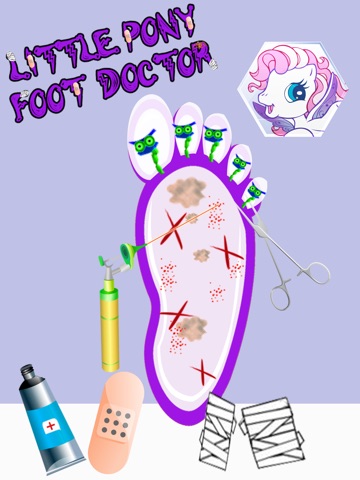 Скачать игру Pet Пони ног врач (доктор) - детские игры