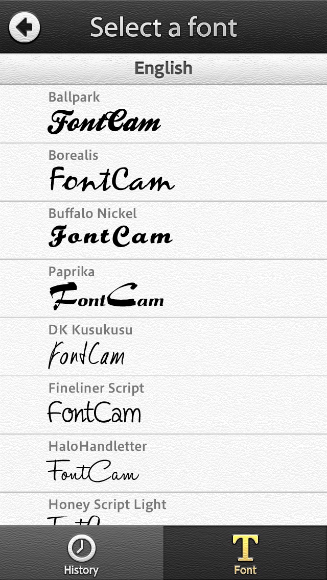 FontCam （フォントカム）写真加工カ... screenshot1