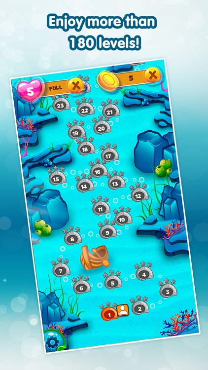 Fish Bubble Shooter Games - A Match 3 Puzzle Game by Xiling Gong