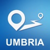 Umbria, Italy Offline GPS Navigation & Maps umbria italy map 