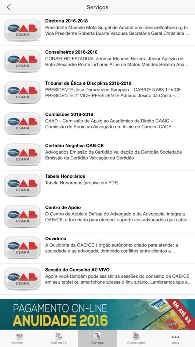 Captura de tela do iPhone 4