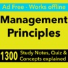 Management Principles Exam Review : 1300 Quiz & Study Notes 10 principles of management 
