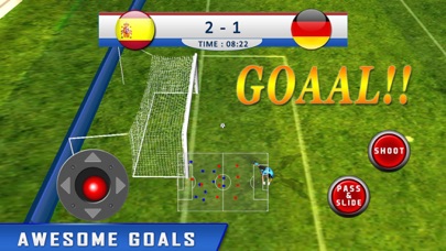 Screenshots of Play real soccer 2016 league cup - Top new free futsal and football games Euro France Germany Italy Spain Edition for iPhone