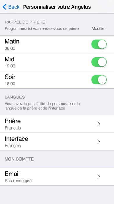 Capture d’écran iPhone 5