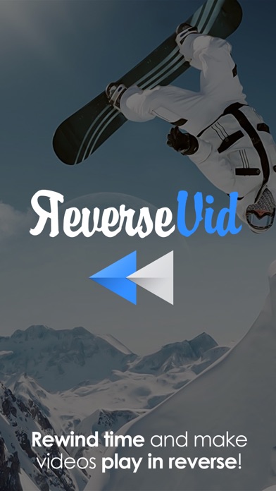 Screenshots of Reverse Vid - Video Rewind Editor for Backwards & Instant Replay Movies For Vine and Instagram for iPhone