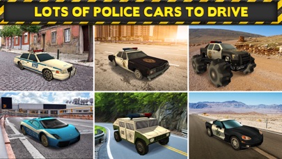 Screenshots of 3D Police Drag Racing Driving Simulator Game: Race The Real Turbo Chase for iPhone