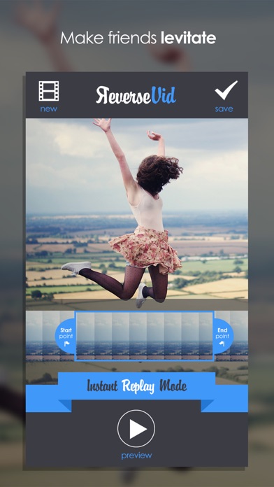 Screenshots of Reverse Vid - Video Rewind Editor for Backwards & Instant Replay Movies For Vine and Instagram for iPhone