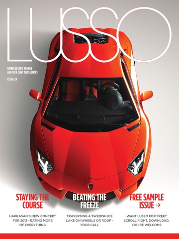 Скриншот из Lusso Luxury Magazine - Supercars, Yachts, Jets, Watches and more
