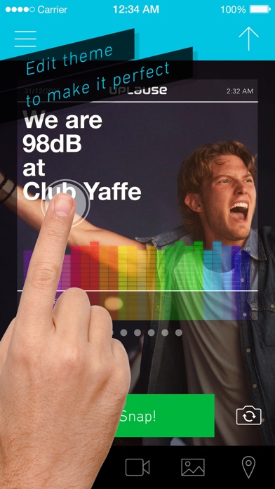 Uplause: Photo & Video for Sports, Music and Fun Events Screenshot