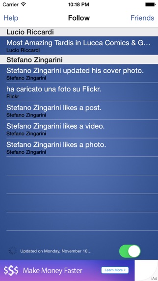 Follow Your Facebook ... screenshot1