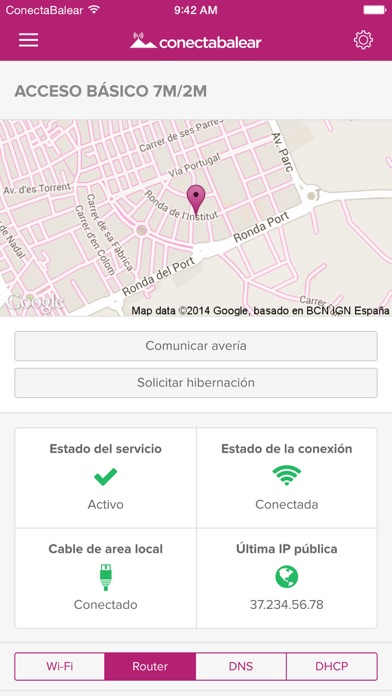 Captura de pantalla del iPhone 2
