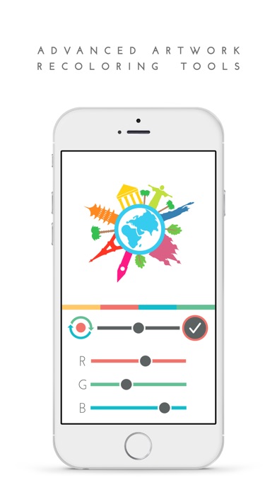 Screenshots of LogoScopic Studio – Logo Maker. for iPhone