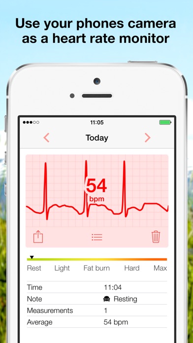 Sleep Cycle heart rate screenshot1