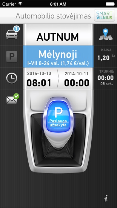 Screenshots of m.Parking for iPhone