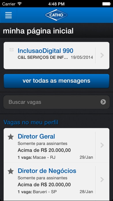 Captura de tela do iPhone 1