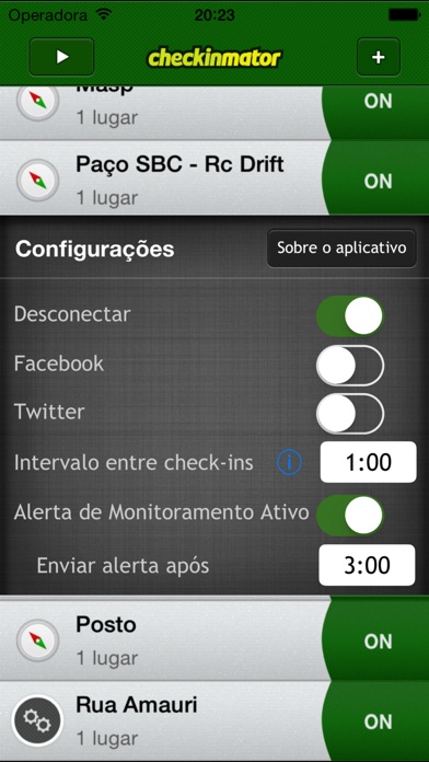 Captura de tela do iPhone 2