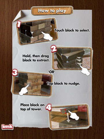 Screenshots of Jenga for iPad