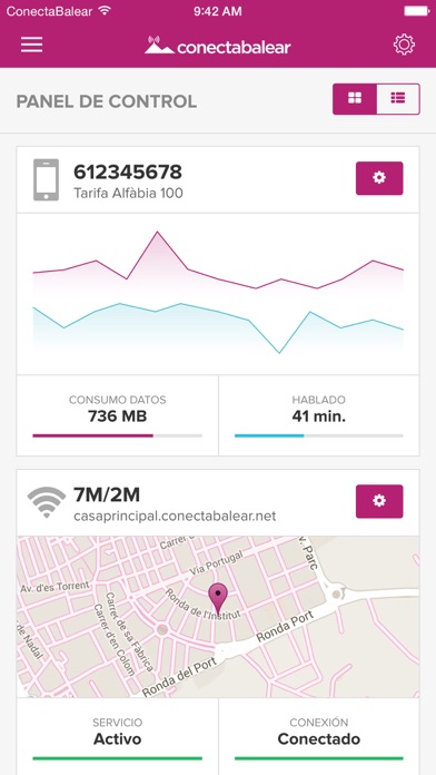 Captura de pantalla del iPhone 1
