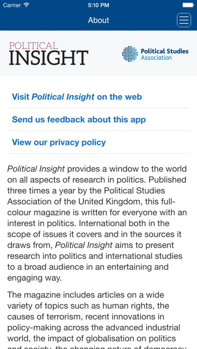Political Insight screenshot1