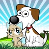 Kids Coloring Book Nette Katze und Hund