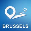 Brussels, Belgium Offline GPS Navigation & Maps brussels belgium map 