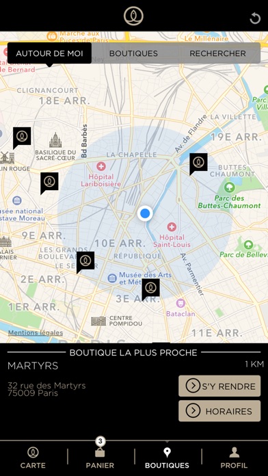 Capture d’écran iPhone 4