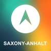 Saxony-Anhalt, Germany Offline GPS : Car Navigation saxony anhalt map 