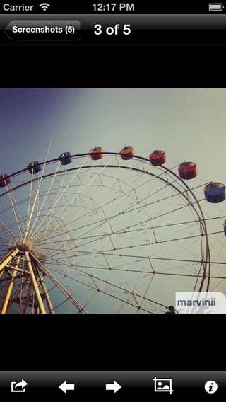 Captura de tela do iPhone 4