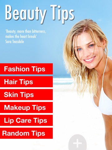 Screenshots of Beauty Tips: Fashion, Hair, Skin, Makeup and Lips for iPad