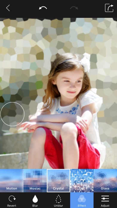 Screenshots of Blur Photo Background - Touch Blur Effect Editor for iPhone