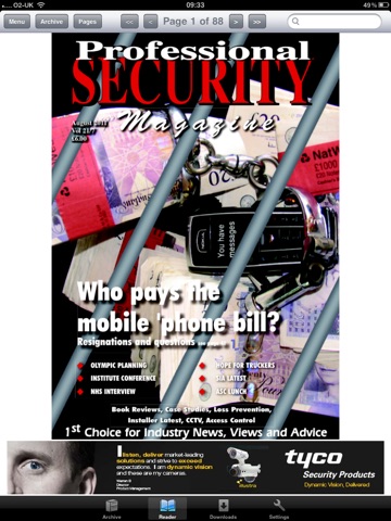 Скриншот из Professional Security Magazine