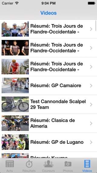 Capture d’écran iPhone 5