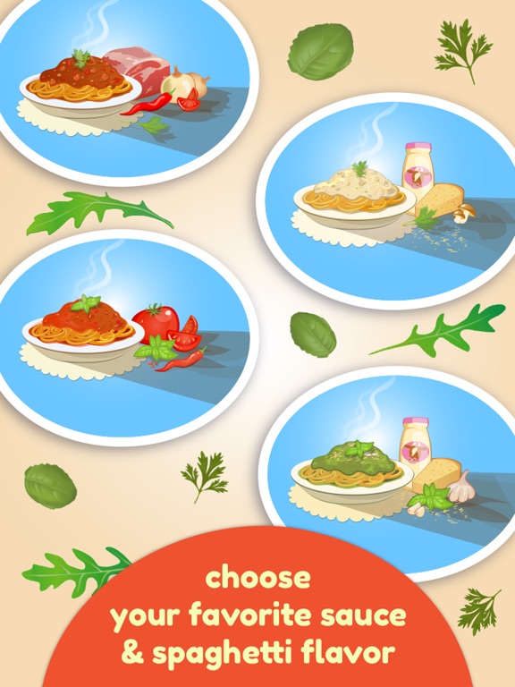 Изготовитель спагетти - игра для детей для iPad