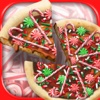 Christmas Candy Pizza Maker - Holiday Dessert Cooking dessert pizza 