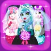 Monster Wedding Dress Up: Bride Wishes Salon Games wedding wishes 