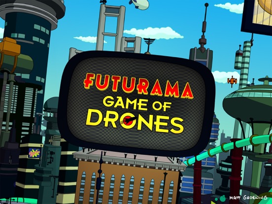 Screenshots of Futurama: Game of Drones for iPad
