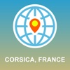 Corsica, France Map - Offline Map, POI, GPS, Directions map southern france 