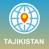 Tajikistan Map - Offline Map, POI, GPS, Directions tajikistan map 