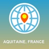 Aquitaine, France Map - Offline Map, POI, GPS, Directions southwest france map 