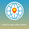 Castile and Leon, Spain Map - Offline Map, POI, GPS, Directions castile region of spain 