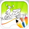 Motorcycle Coloring Book motorcycle blue book 