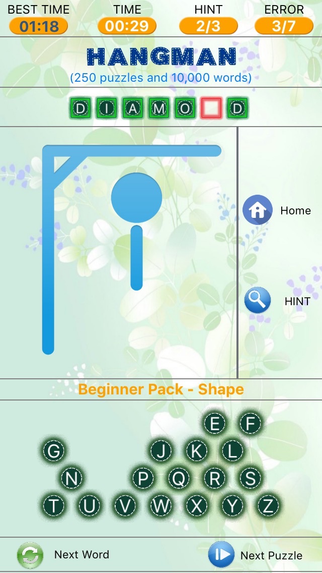 Screenshots of Word Search - Find Little Crosswords, Spider & Freecell Solitaire, Brain Challenged Puzzles for iPhone