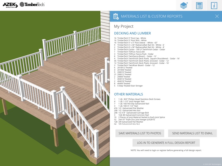 Timbertech Deck Designer By Diy Technologies Timbertech Deck Designer Screenshot 4