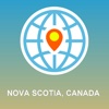 Nova Scotia, Canada Map - Offline Map, POI, GPS, Directions map of canada 